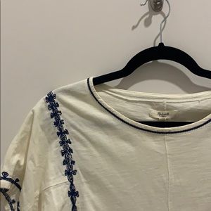Madewell Embroidered T shirt
